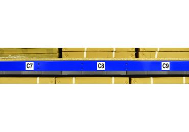 Selbstklebende | magnetische Kennzeichnung – 1-2 Zeichen, gelber | weißer Hintergrund